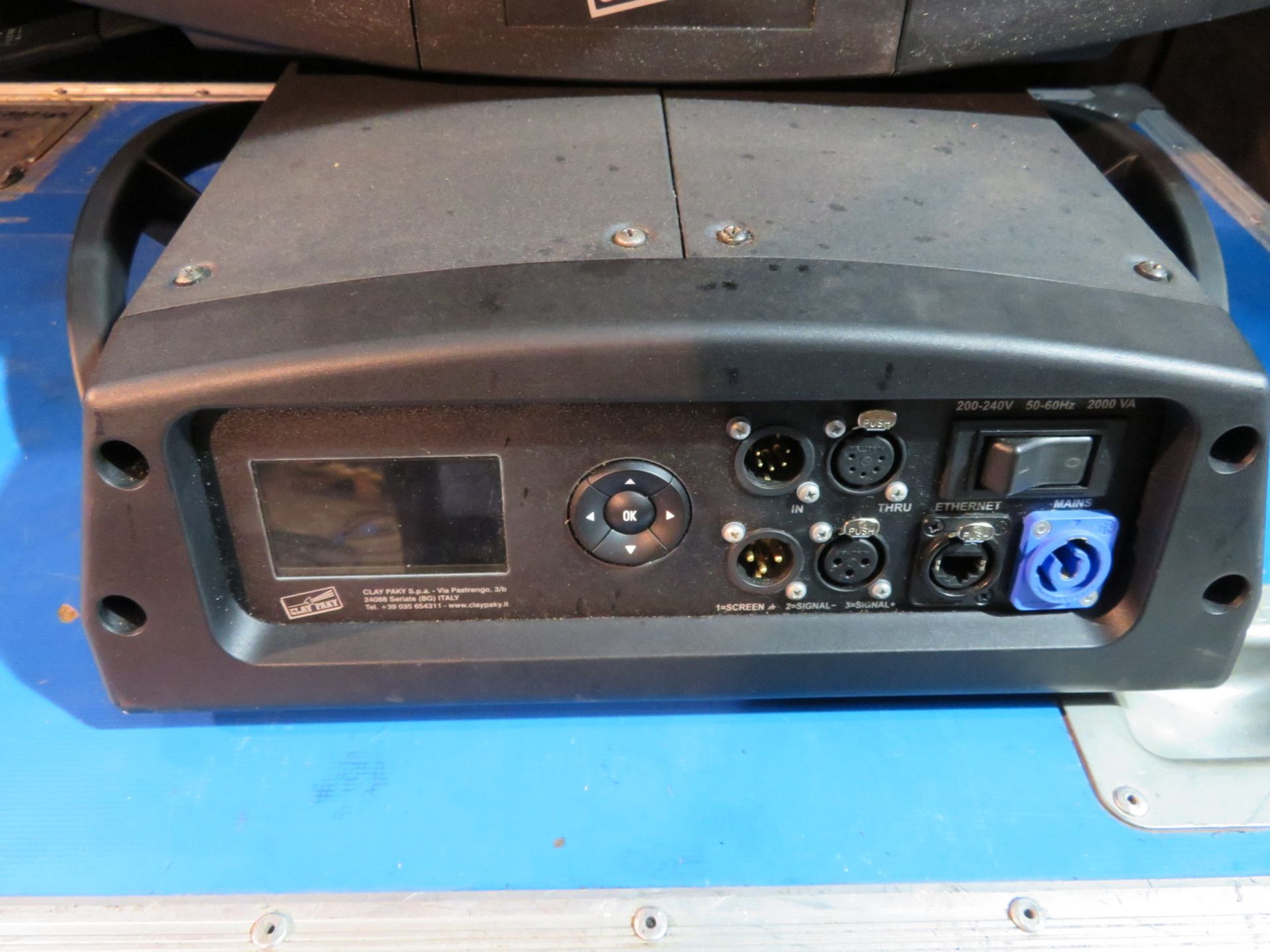 Pair of Clay Paky Alpha Spot HPE 1500 in twin flightcase - Image 6 of 12
