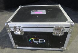 Flightcase for Par Cans with internal dividers, internal dimensions:59x50x29cm (LxDxH)