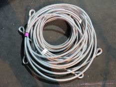 4x 14m 2.16T nylon sleeved safety steel