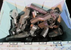 Box of assorted metal works