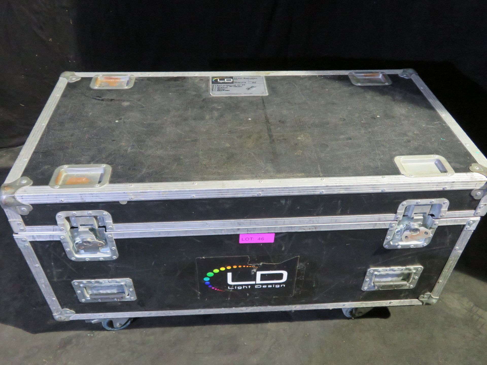 Six GLP Impression 120ZR in 6 way flightcase with floor brackets. All working - Image 14 of 14