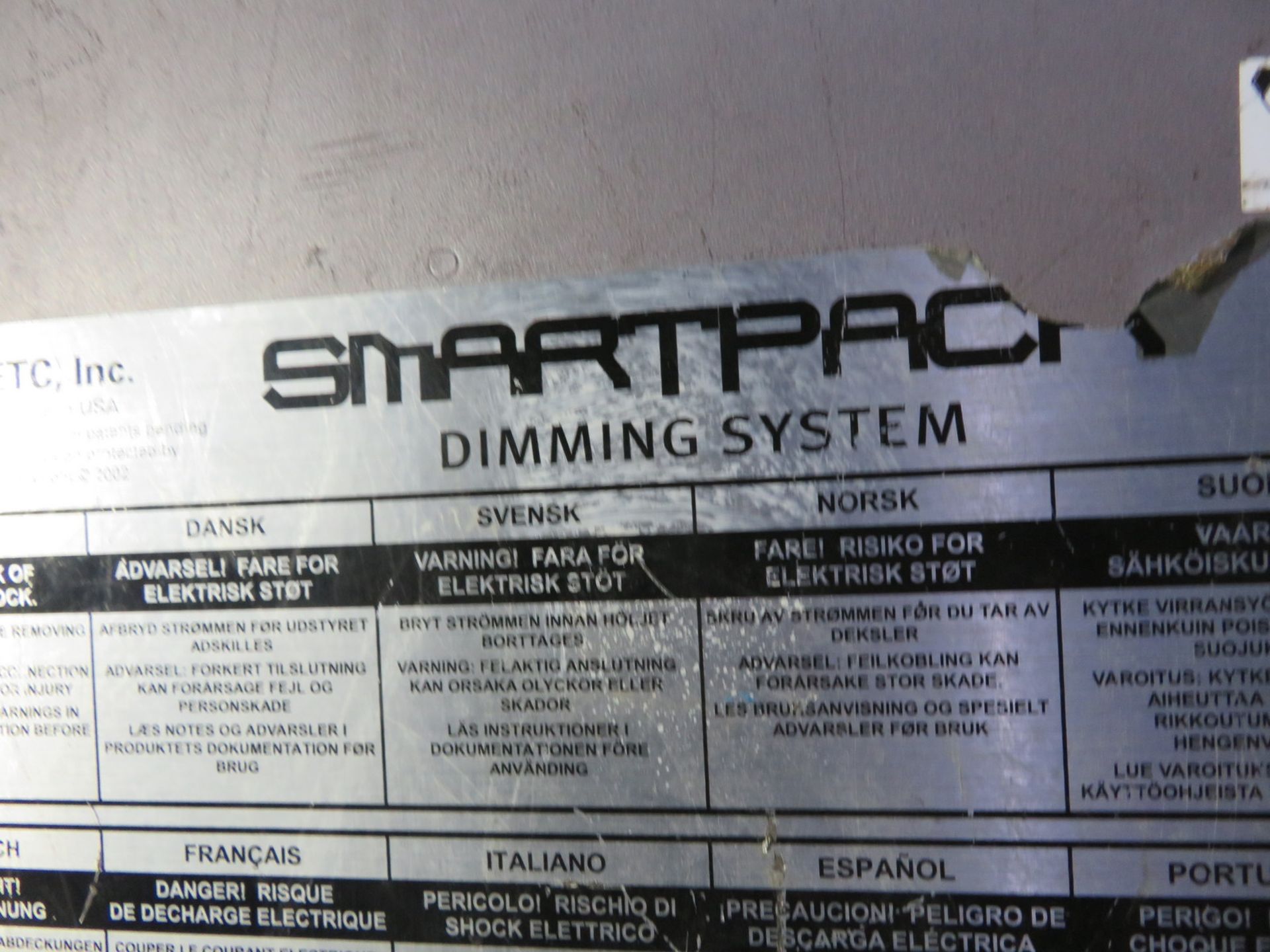 ETC Smartpack 12 channel dimmer. Working condition unknown - Image 7 of 8