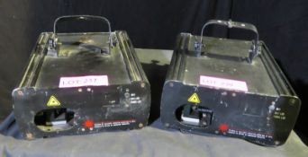 Pair of Laserworld lasers for spares or repairs