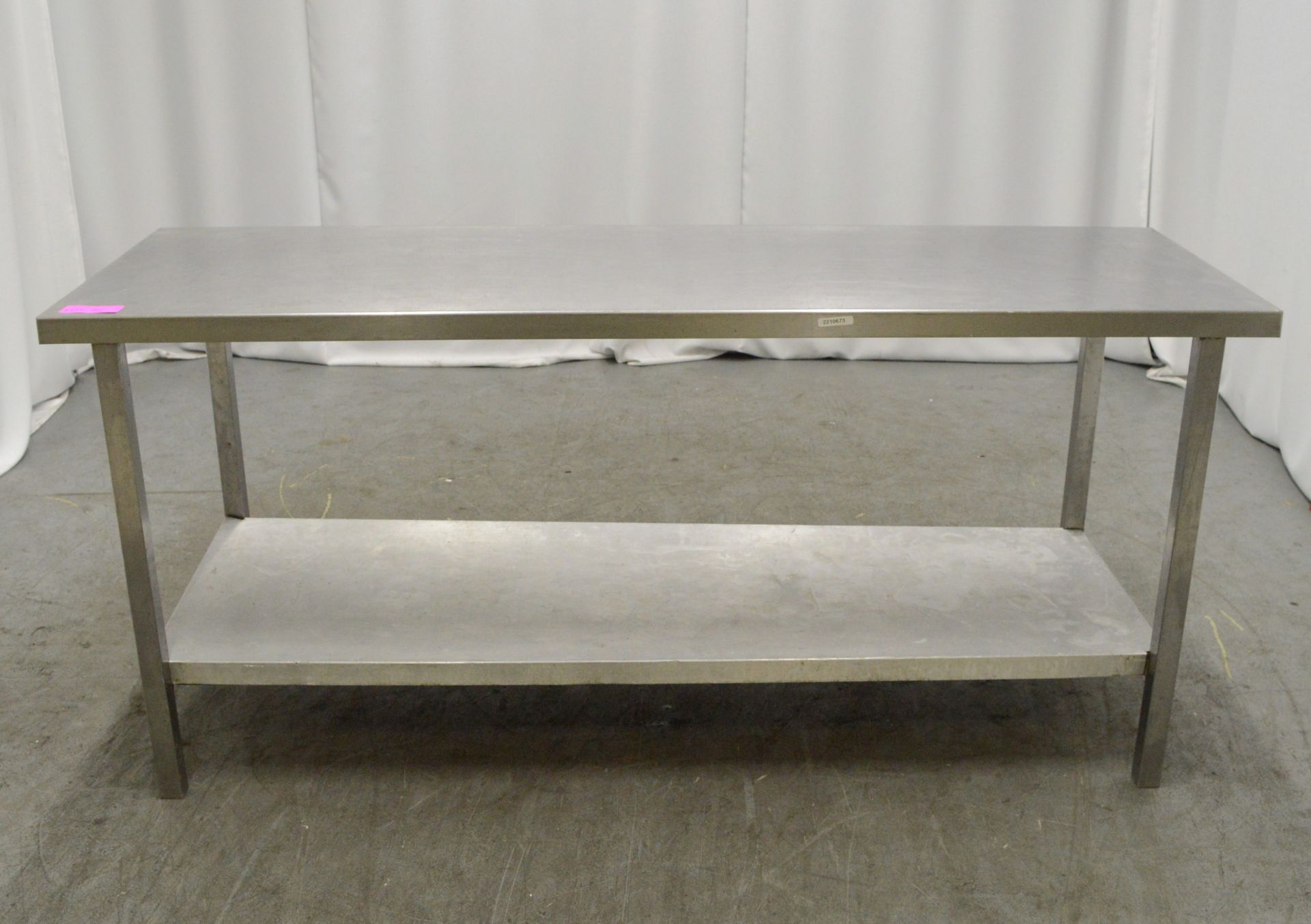 Preparation table 1830mm W x 610mm D x 830mm H