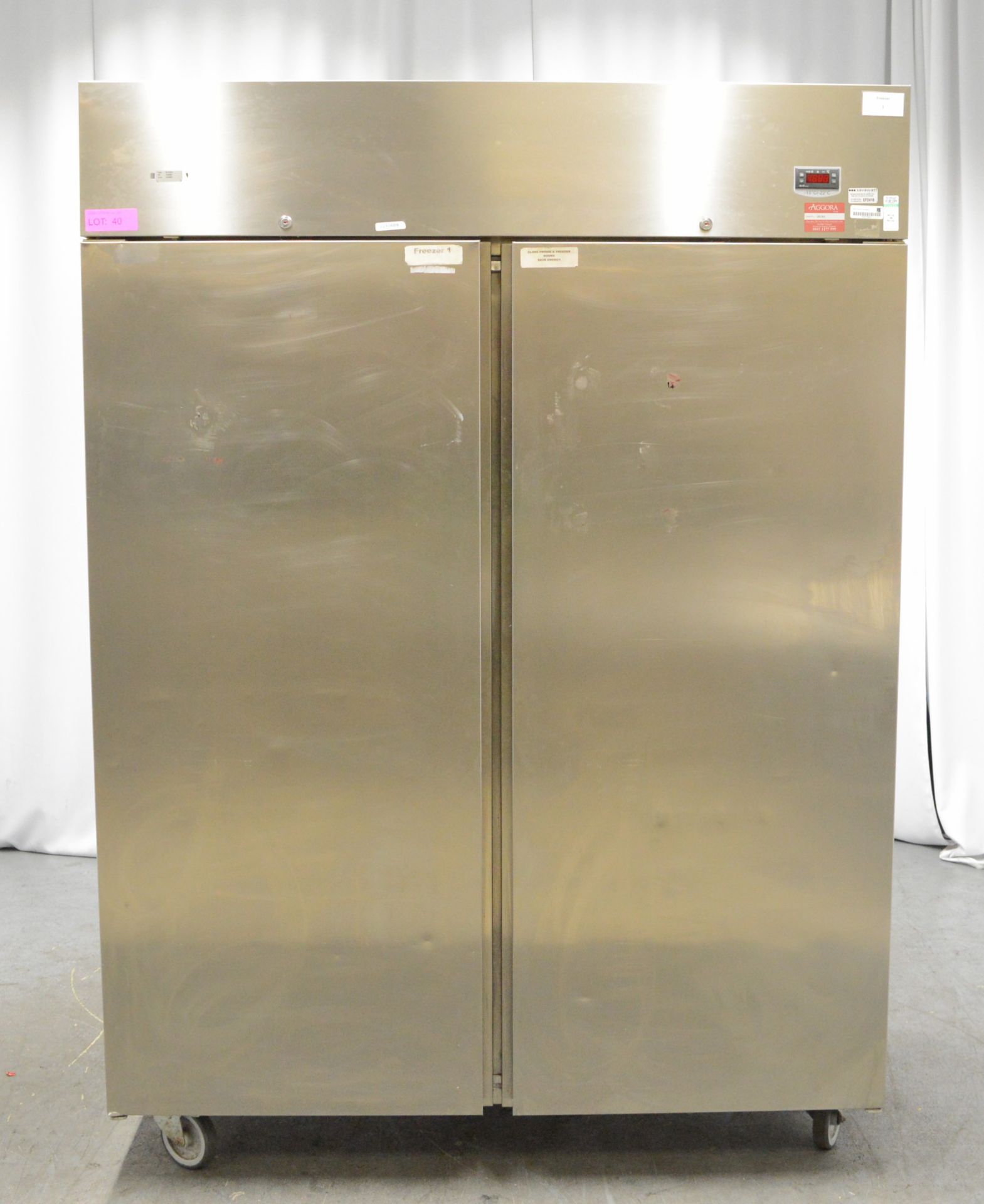 Electrolux RS13FX2FG double door freezer, 1 phase electric