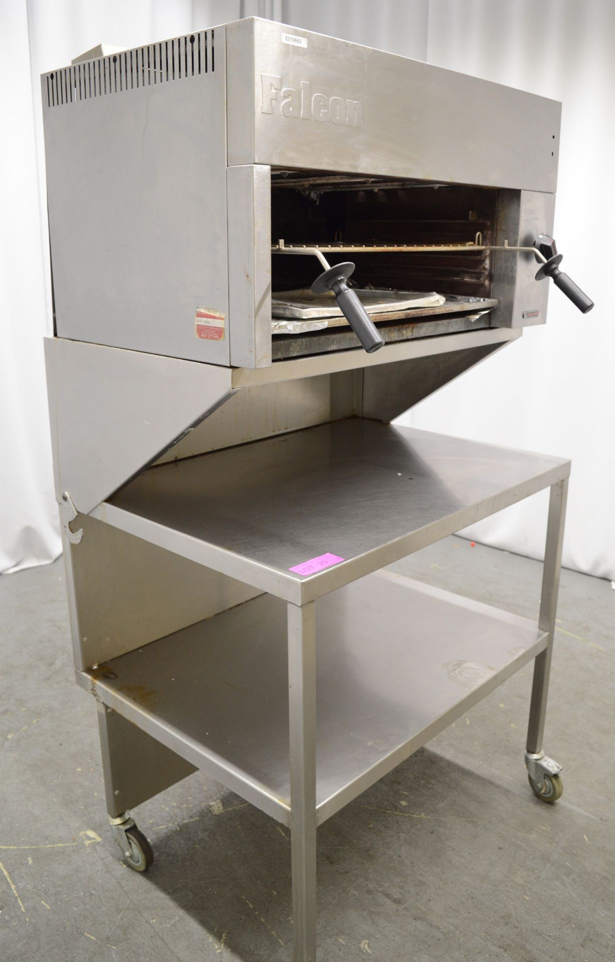 Falcon Dominator G2522 steakhouse grill with prep table, natural gas - Image 2 of 7