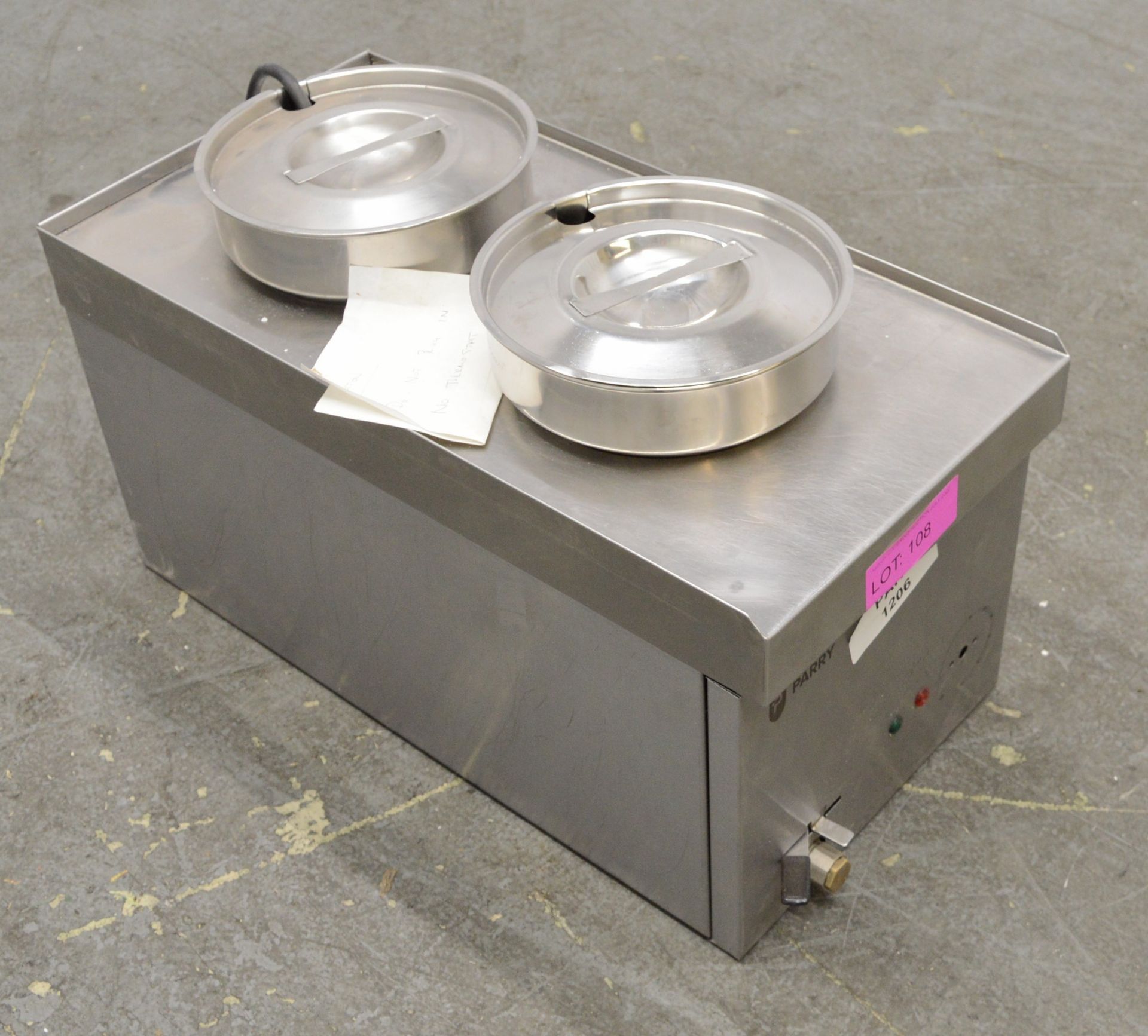 Parry NPWB2 2 pot wet bain marie - Image 2 of 6