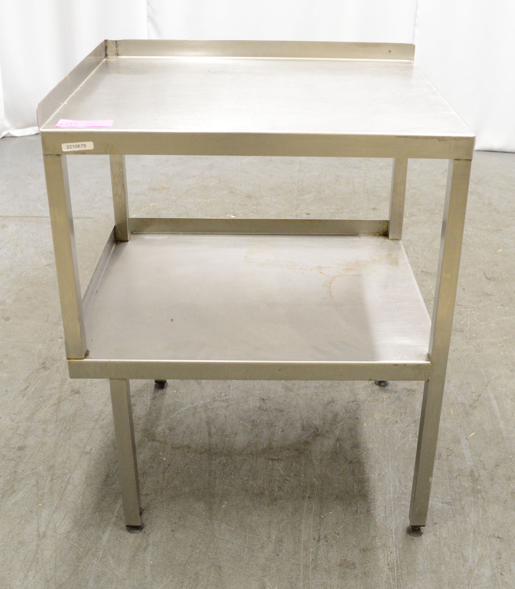 Preparation table 700mm W x 600mm D x 860mm H