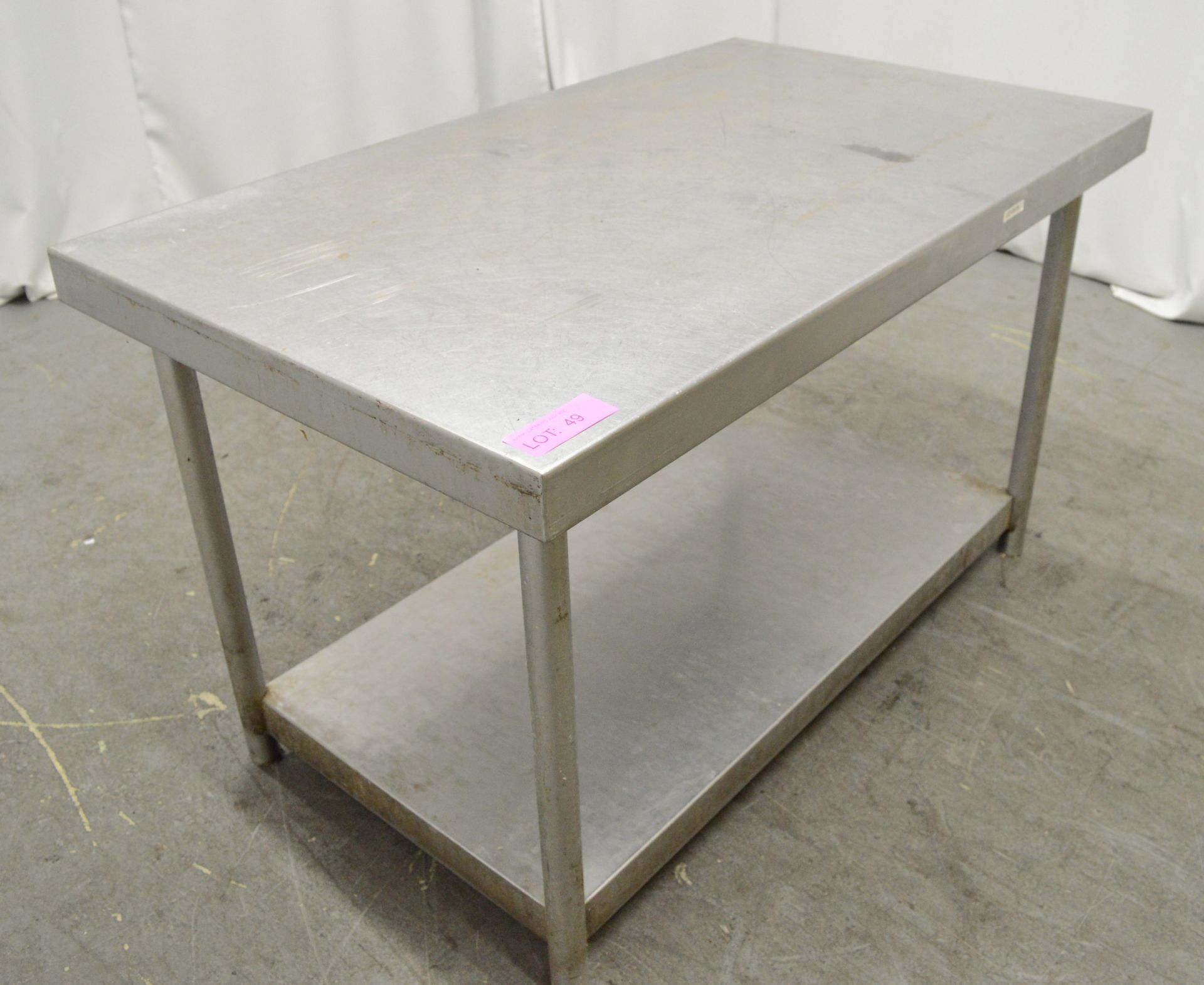 Preparation table 1200mm W x 700mm D x 720mm H - Image 2 of 5