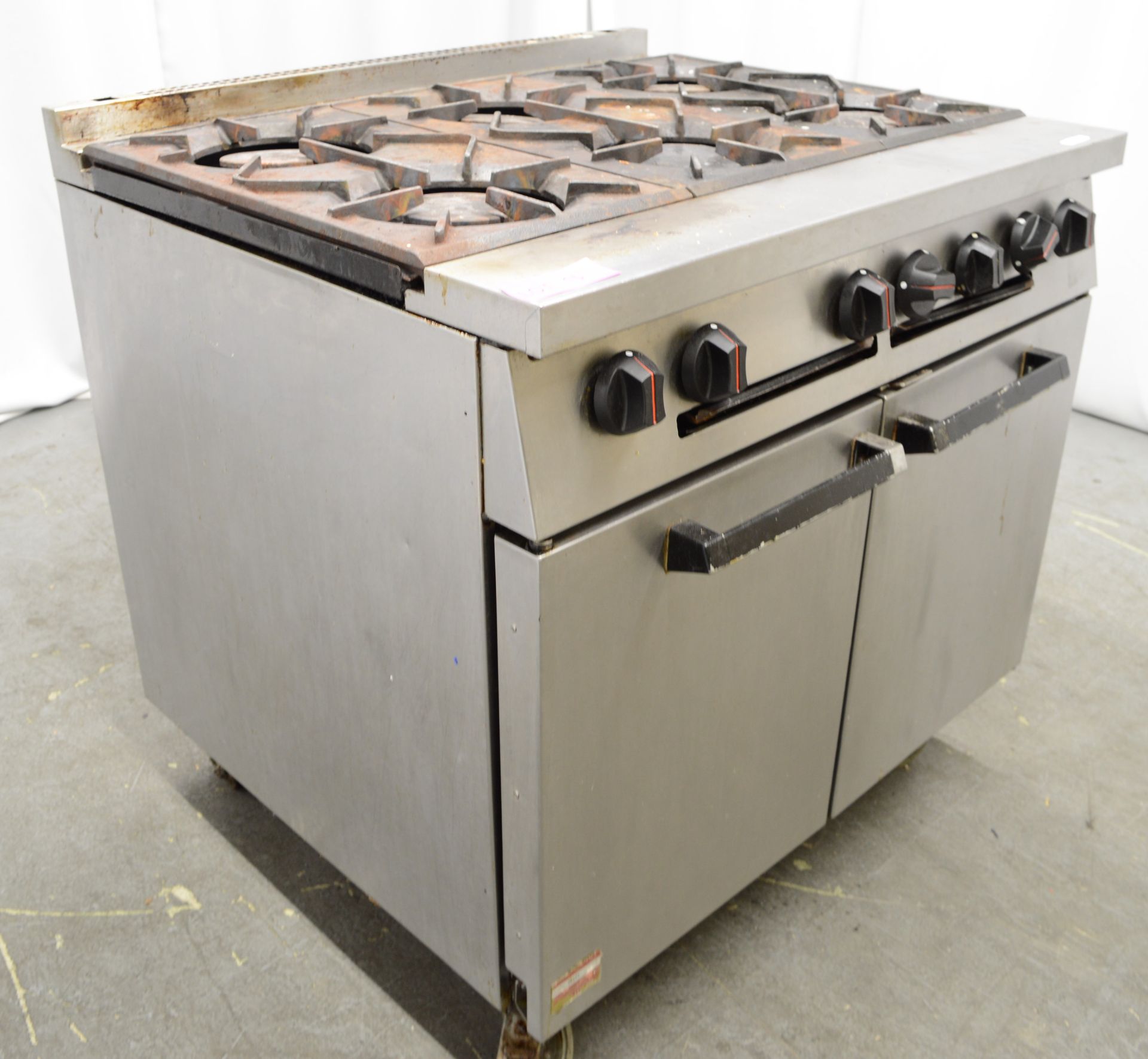 Falcon 6 burner range oven, natural gas - Image 2 of 6