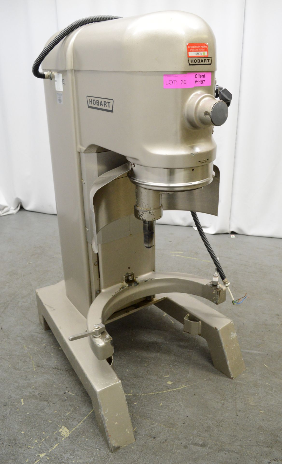 Hobart H800 80 litre food mixer with attachments, 1 phase electric - Image 2 of 9
