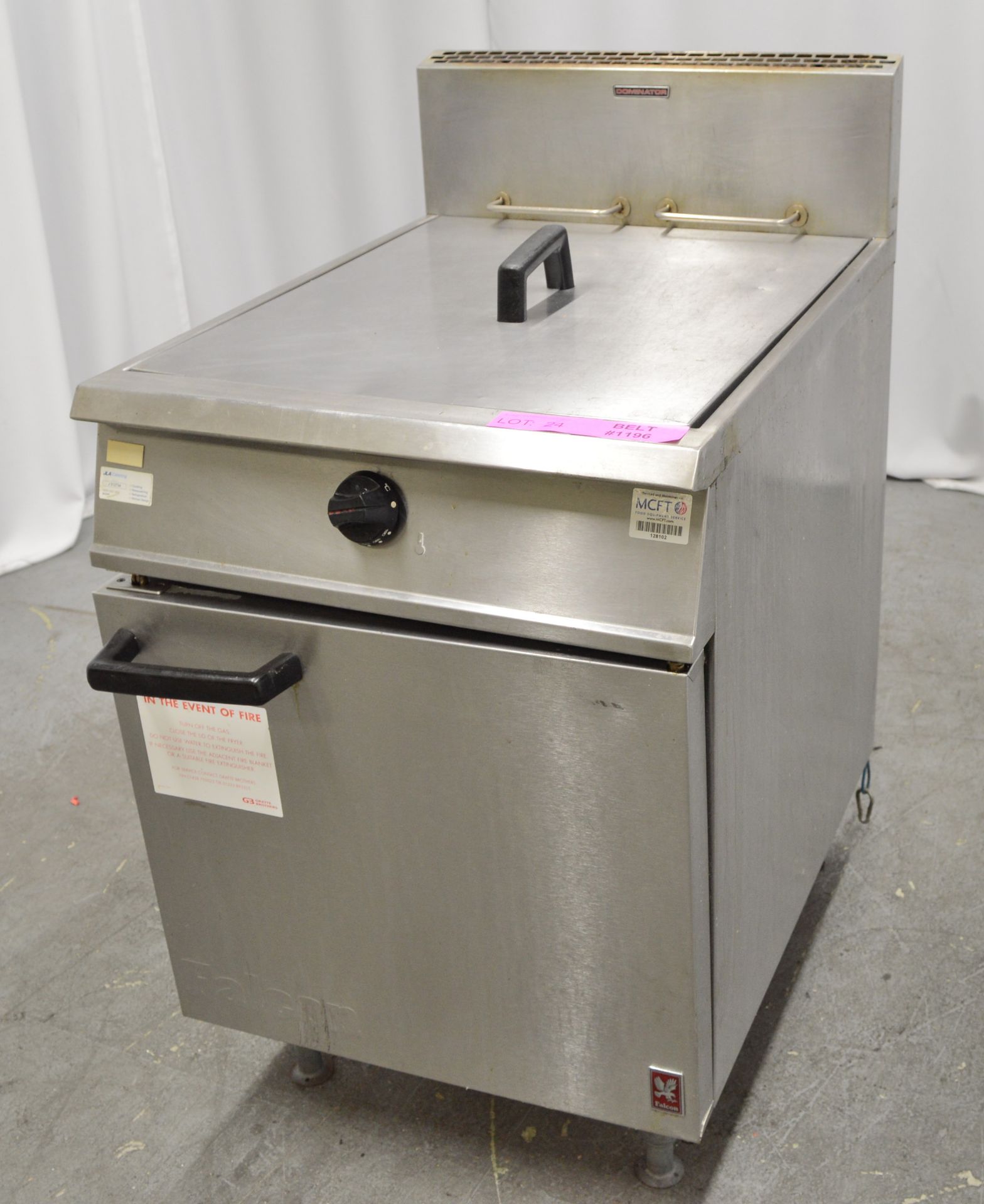 Falcon Dominator large tank fryer, natural gas - Image 5 of 7