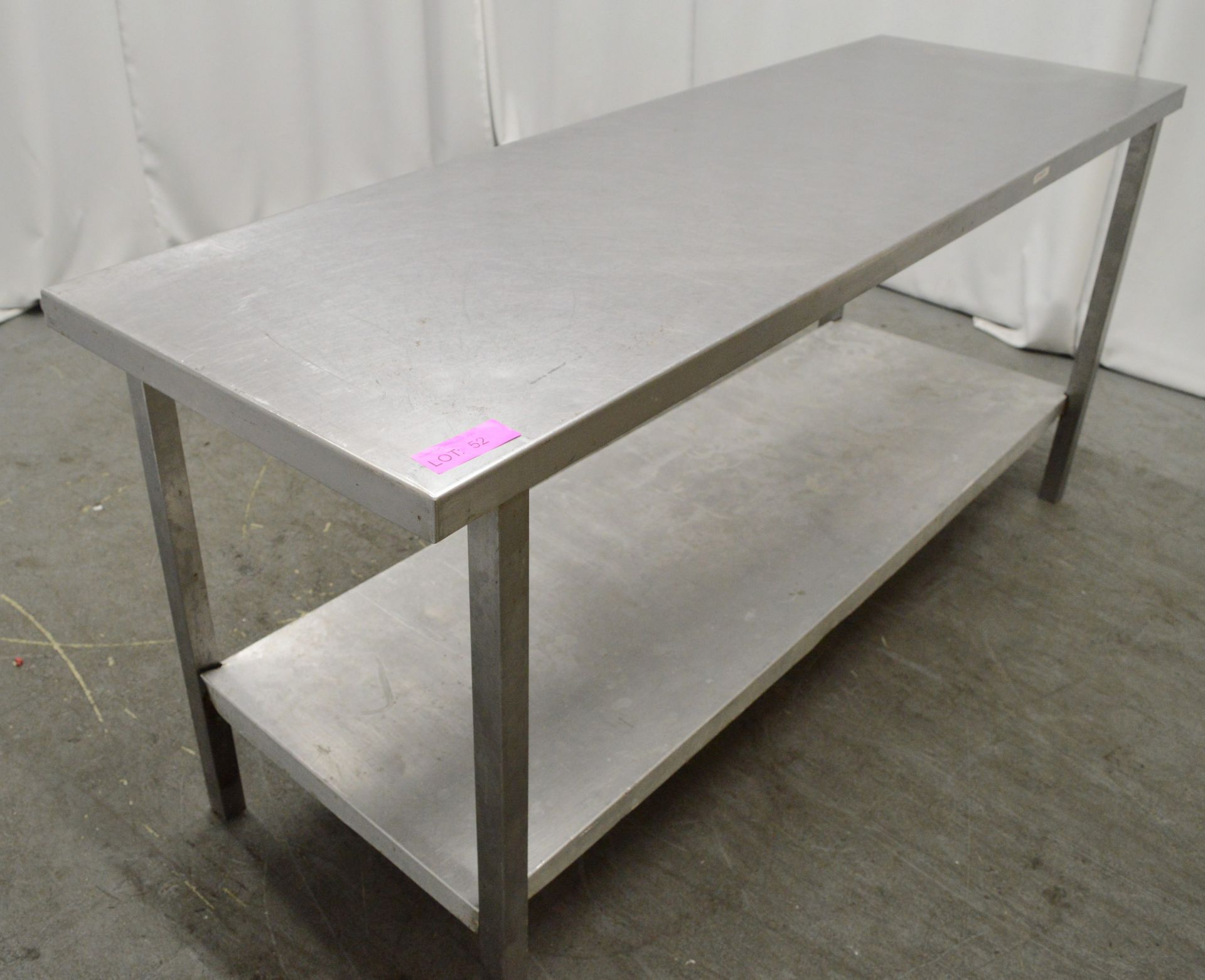 Preparation table 1830mm W x 610mm D x 830mm H - Image 2 of 5