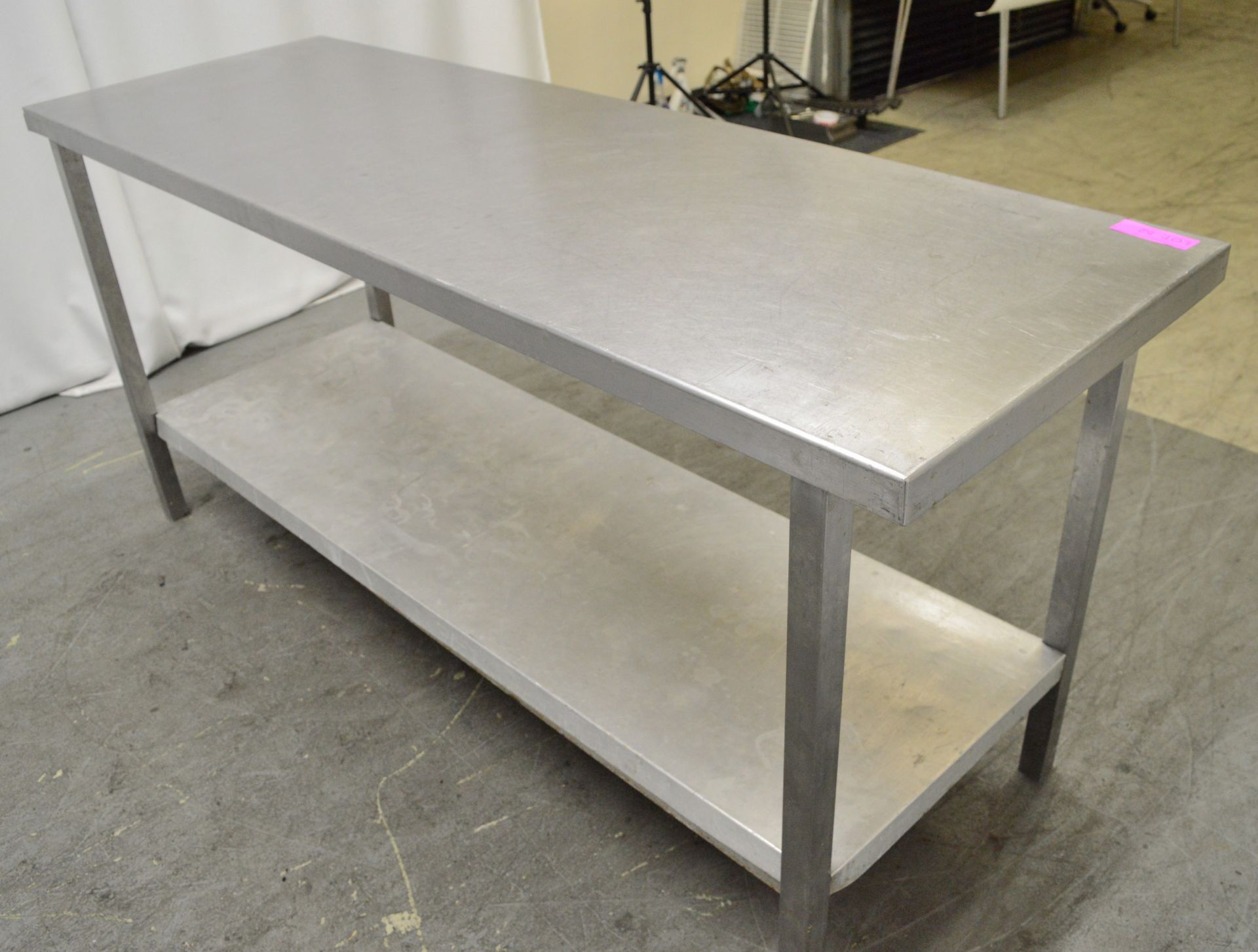 Preparation table 1830mm W x 610mm D x 830mm H - Image 3 of 5