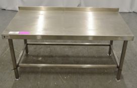 Parry stainless steel table 1200x600x600mm