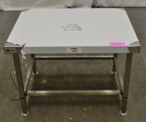 Parry stainless steel table 800x600x590mm