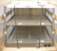 Parry DCD2 hot display cabinet,1000x1000x720mm (LxDxH)