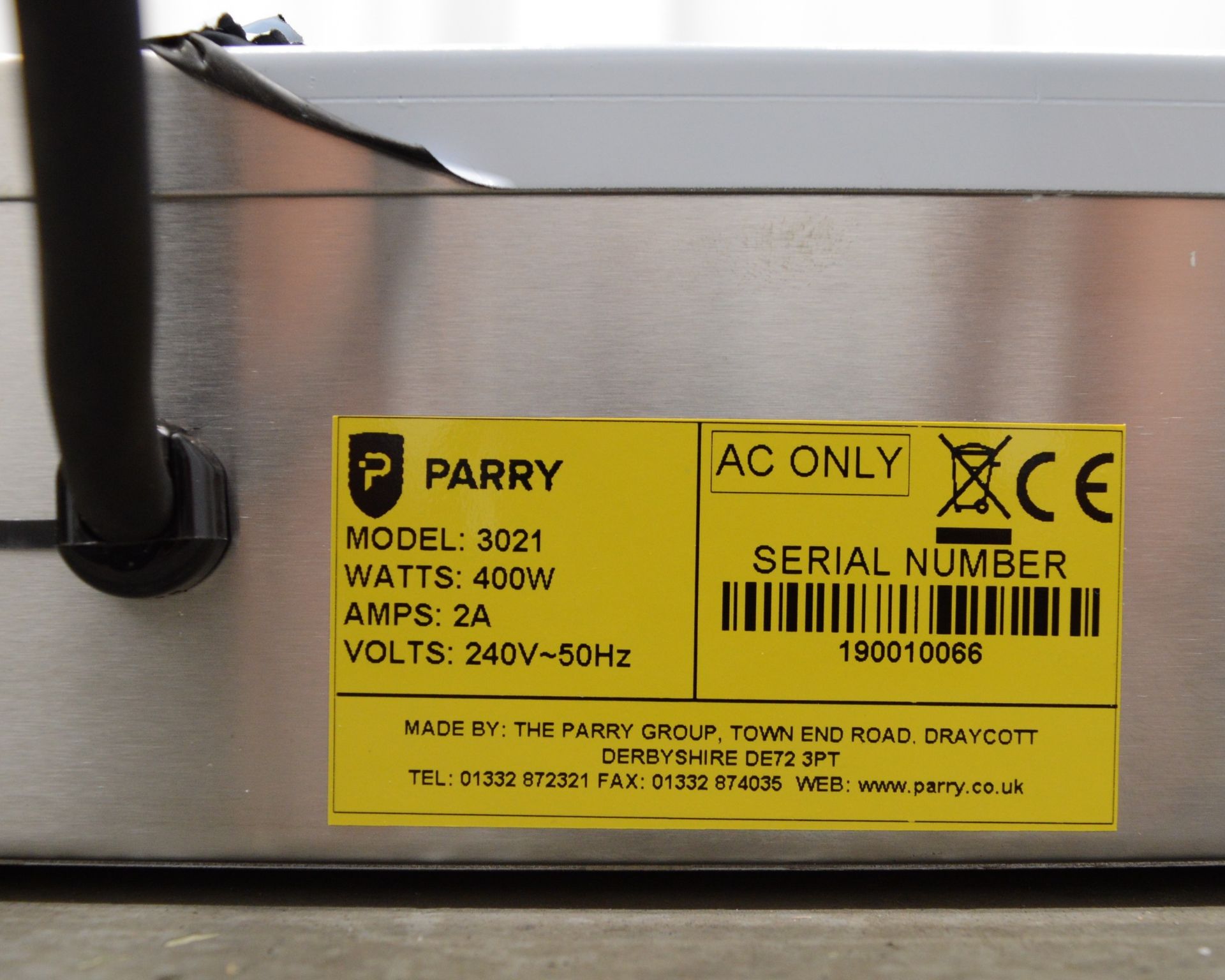 Parry 3021 Heated base unit 670x550mm, 230v - Image 4 of 5