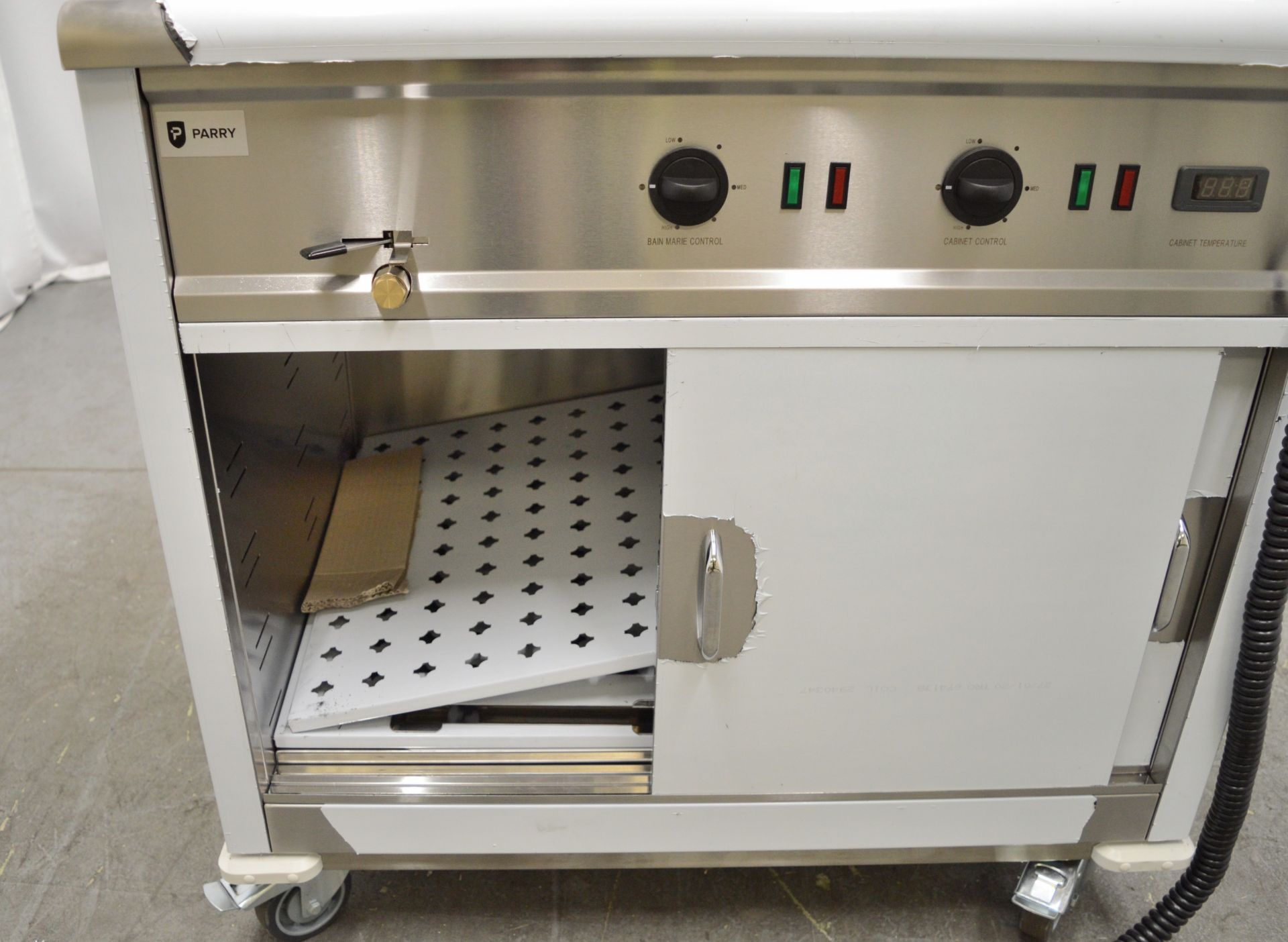 Parry MSB9 stainless steel mobile bain marie survery, 1000x650x900mm (LxDxH) - Image 2 of 9