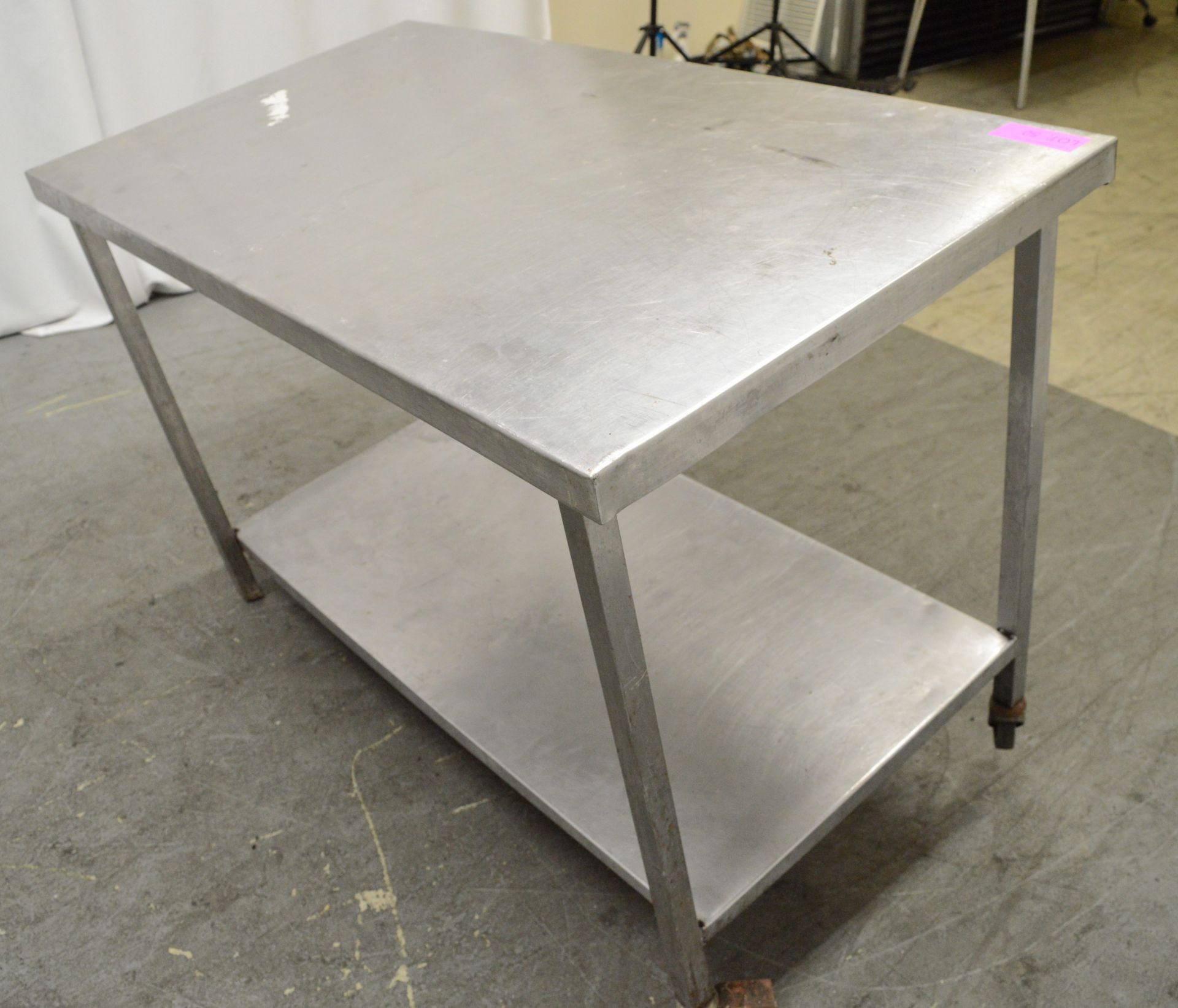 Preparation table 1200mm W x 650mm D x 870mm H - Image 3 of 5