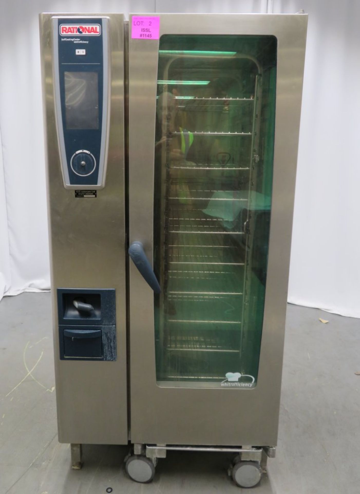 Rational SCC WE 201G 20 grid combi oven, natural gas