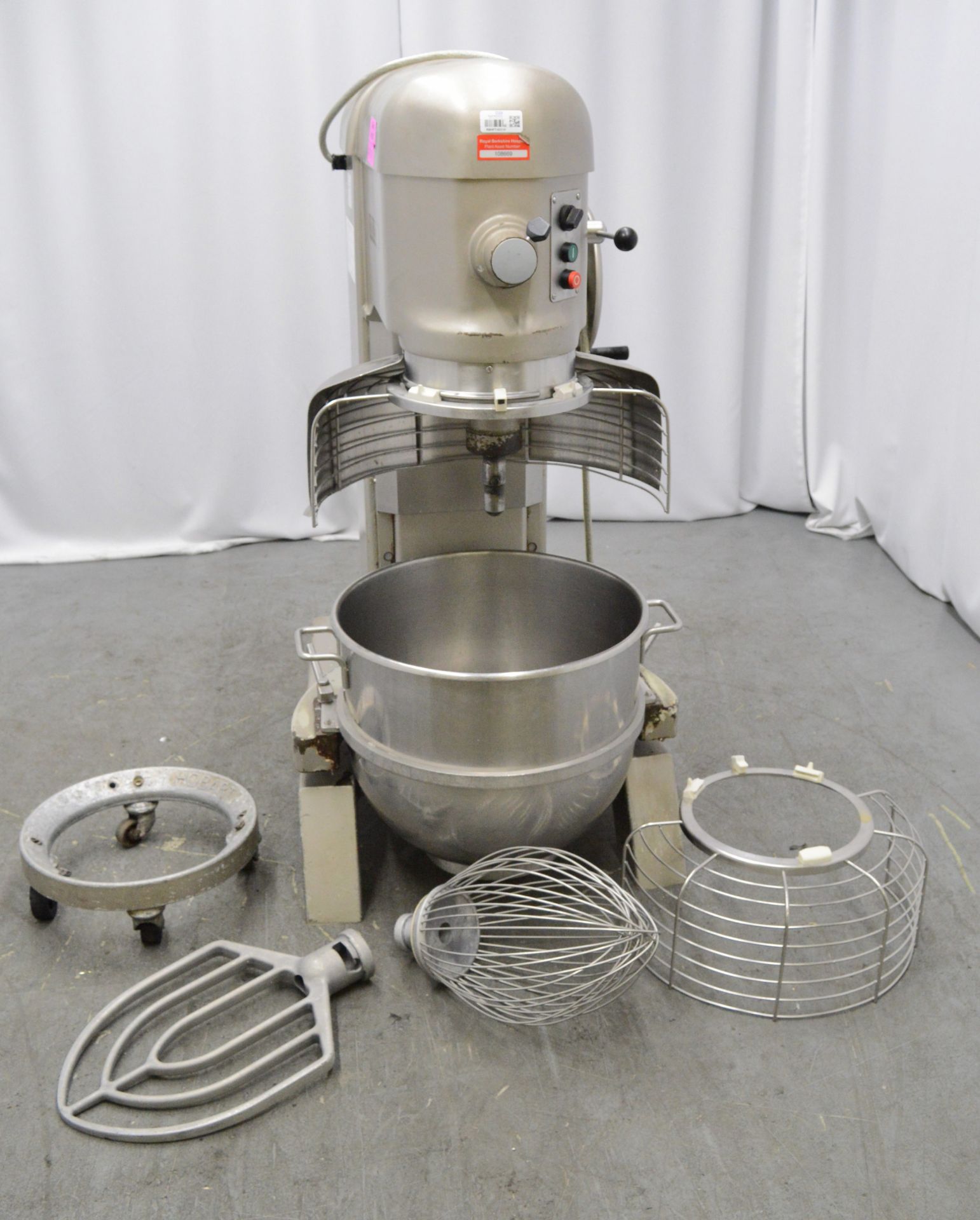 Hobart H800 80 litre food mixer with attachments, 1 phase electric