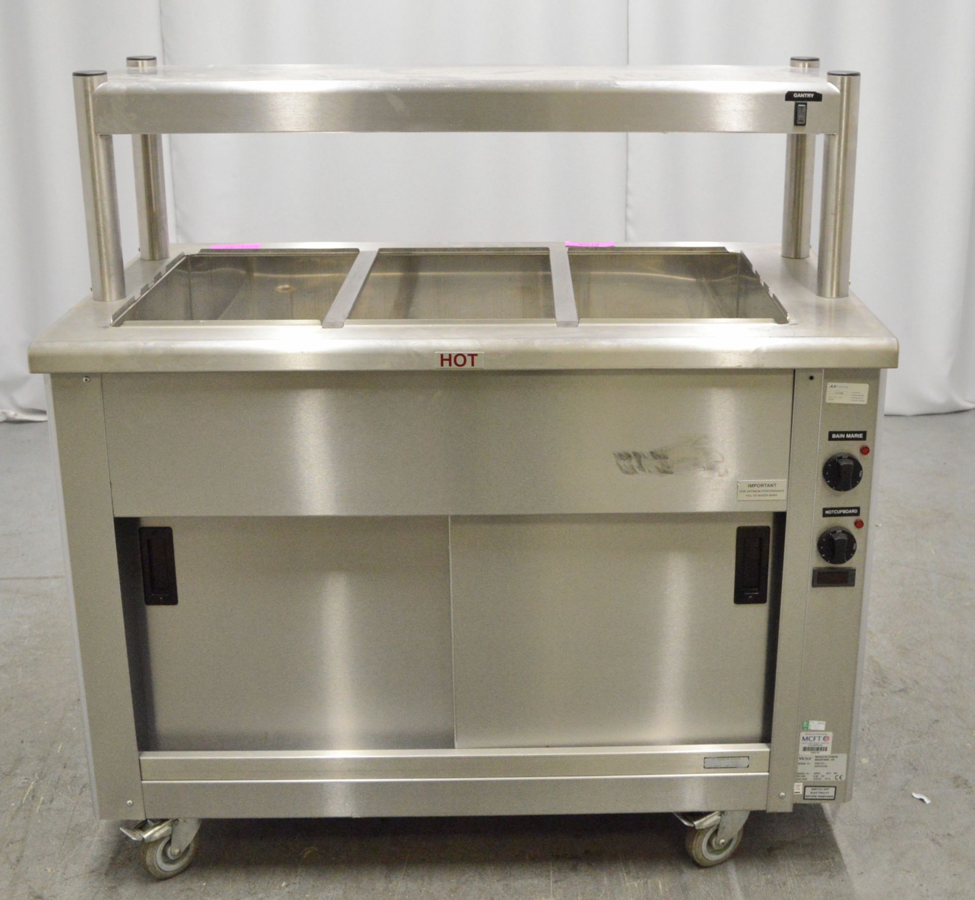 Victor SKEP12Z bain marie & hot cupboard, 1 phase electric