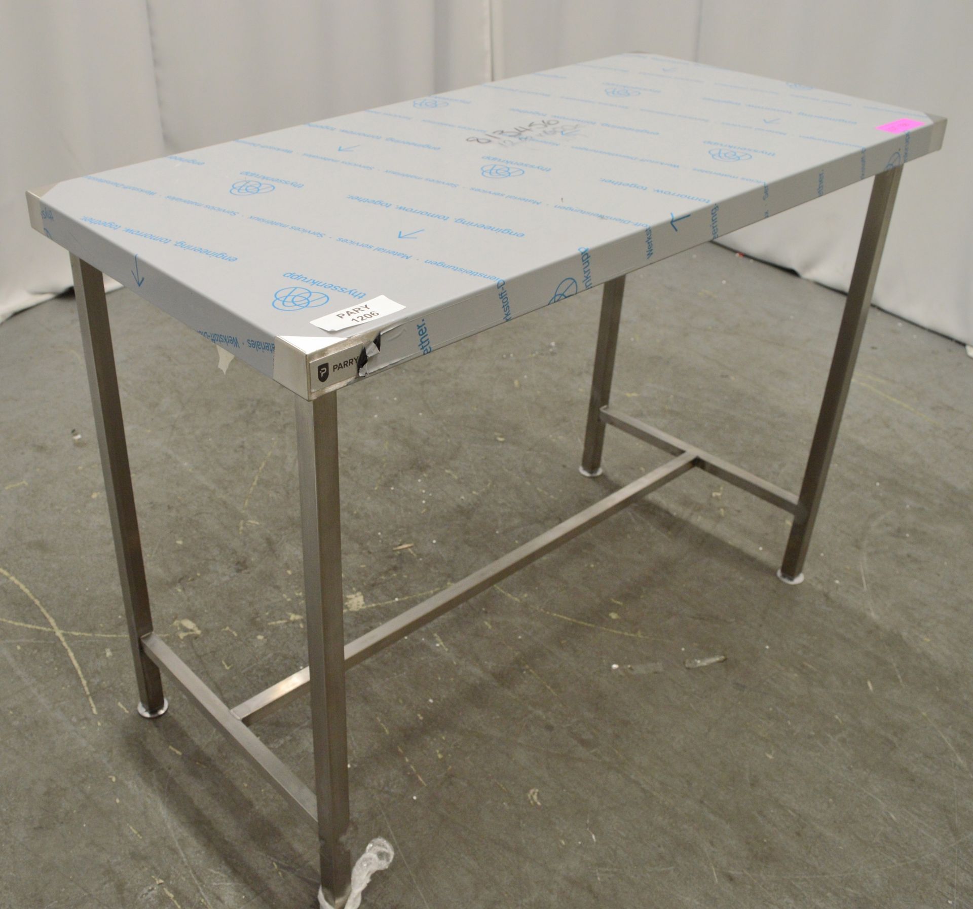 Parry stainless steel prep table 1200x900x900mm - Image 2 of 4