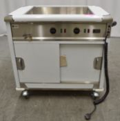 Parry MSB9 stainless steel mobile bain marie survery, 1000x650x900mm (LxDxH)