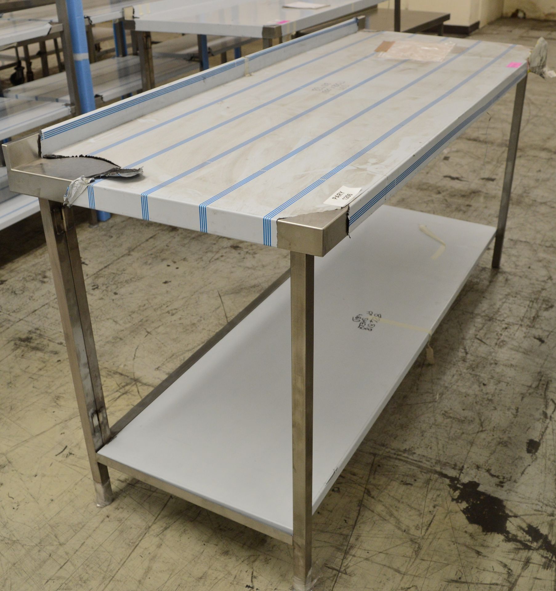 Parry stainless steel prep table 1800x700x900mm - Image 2 of 2