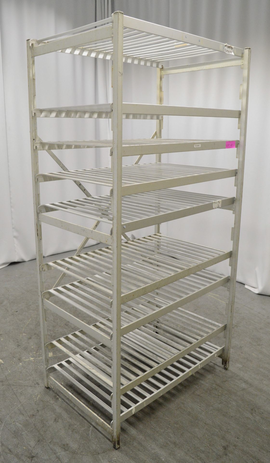 8 tier racking 800mm W x 600mm D x 1800mm H - Image 2 of 4