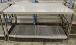 Parry stainless steel prep table 1600x800x900mm