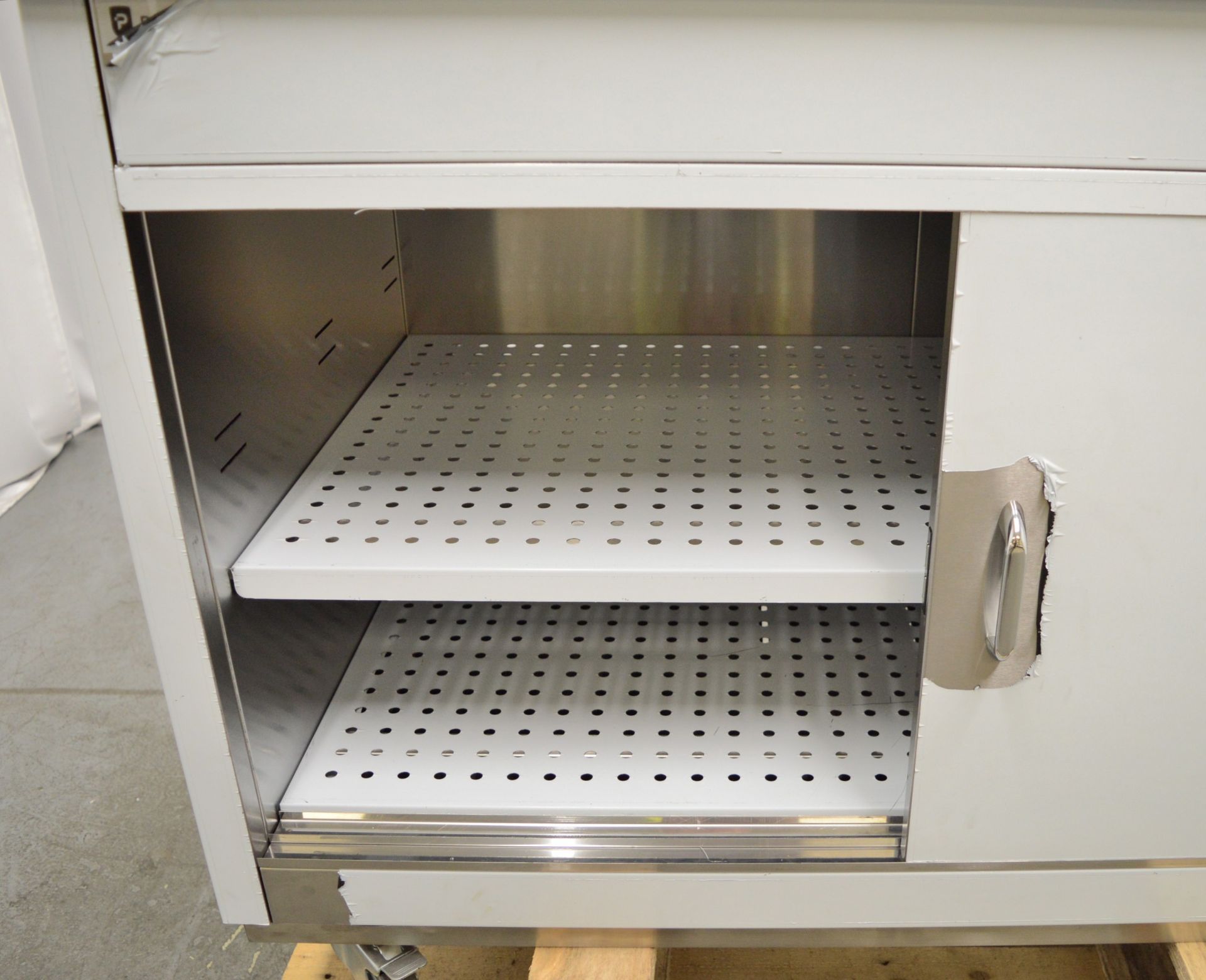Parry HOT12 stainless steel hot cupboard, 1200x650x900mm(LxDxH) 230v - Image 2 of 7