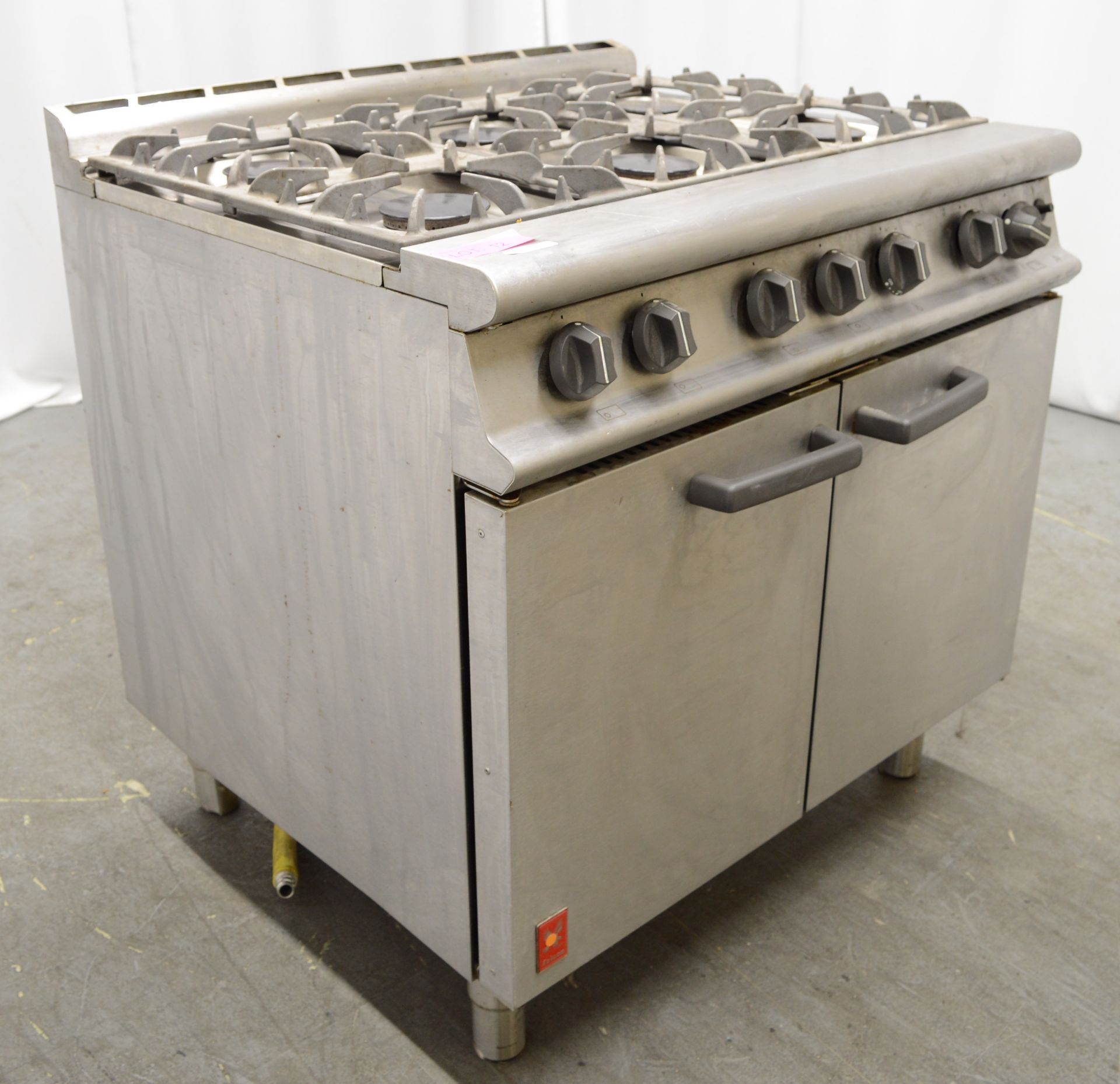 Falcon E3101 6 burner range oven, natural gas - Image 2 of 7