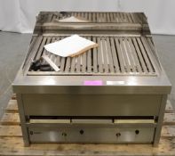 Parry UCG8P Ultima chargrill 800x800x500mm, gas