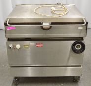 Falcon manual tilt bratt pan, natural gas