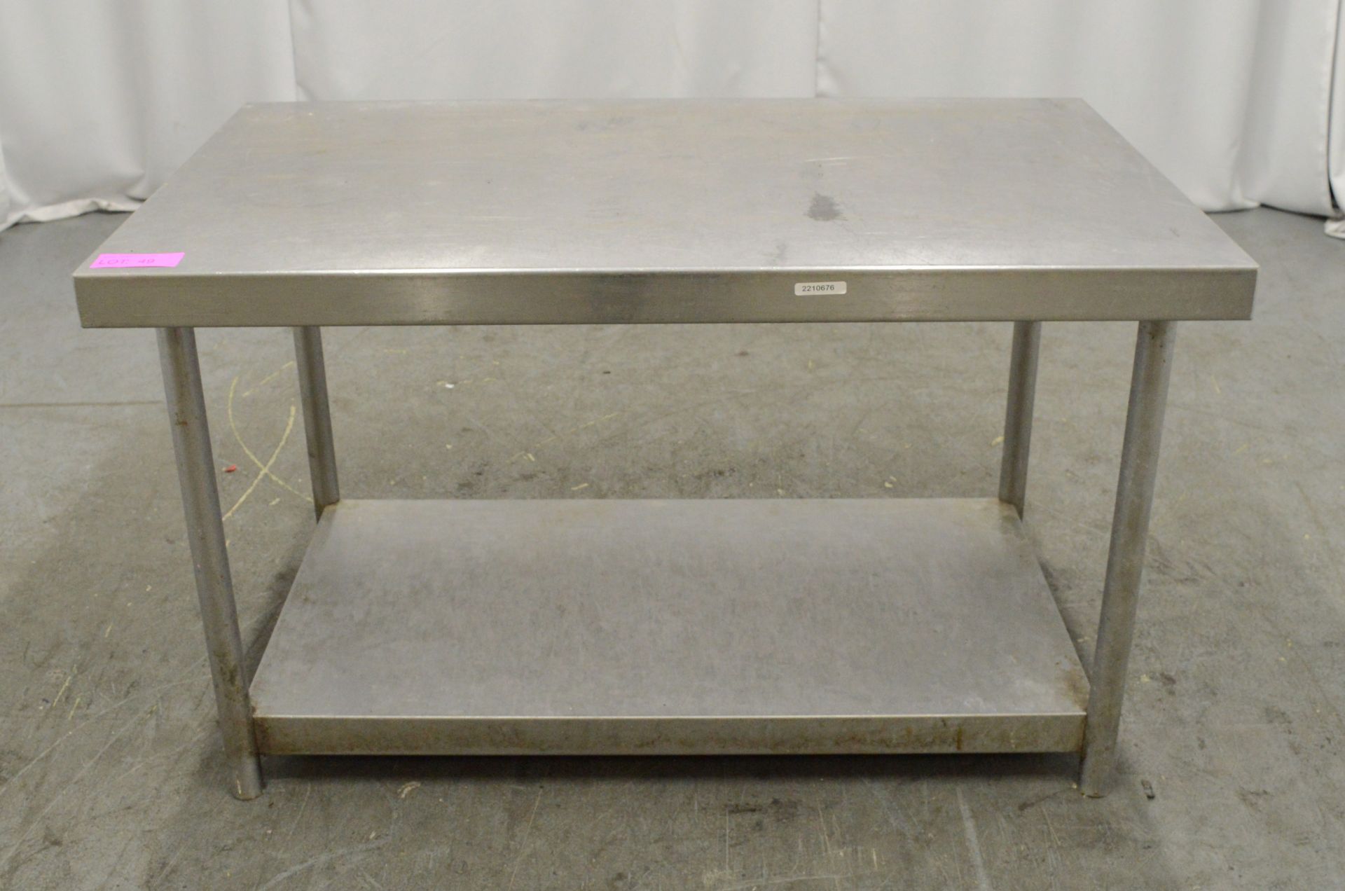 Preparation table 1200mm W x 700mm D x 720mm H