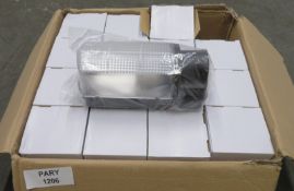 16x RH60B-B2 Bulkhead light with sensor, new in box, 220-240v