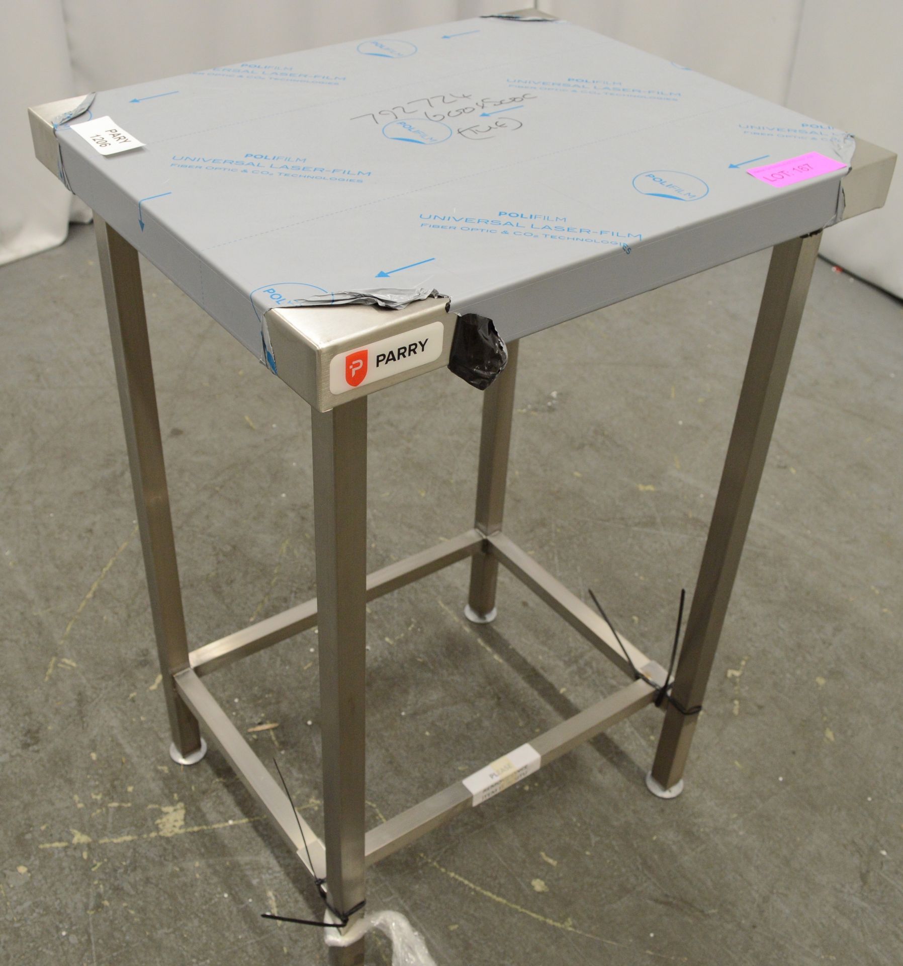 Parry stainless steel table 600x500x900mm - Image 2 of 4