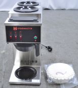 Grindmaster pourover coffee brewer system, 3 warmers, model: CP03CEUK