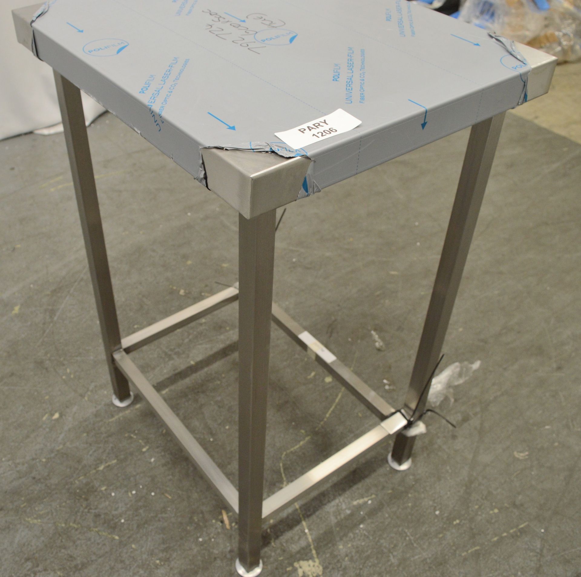 Parry stainless steel table 600x500x900mm - Image 3 of 4