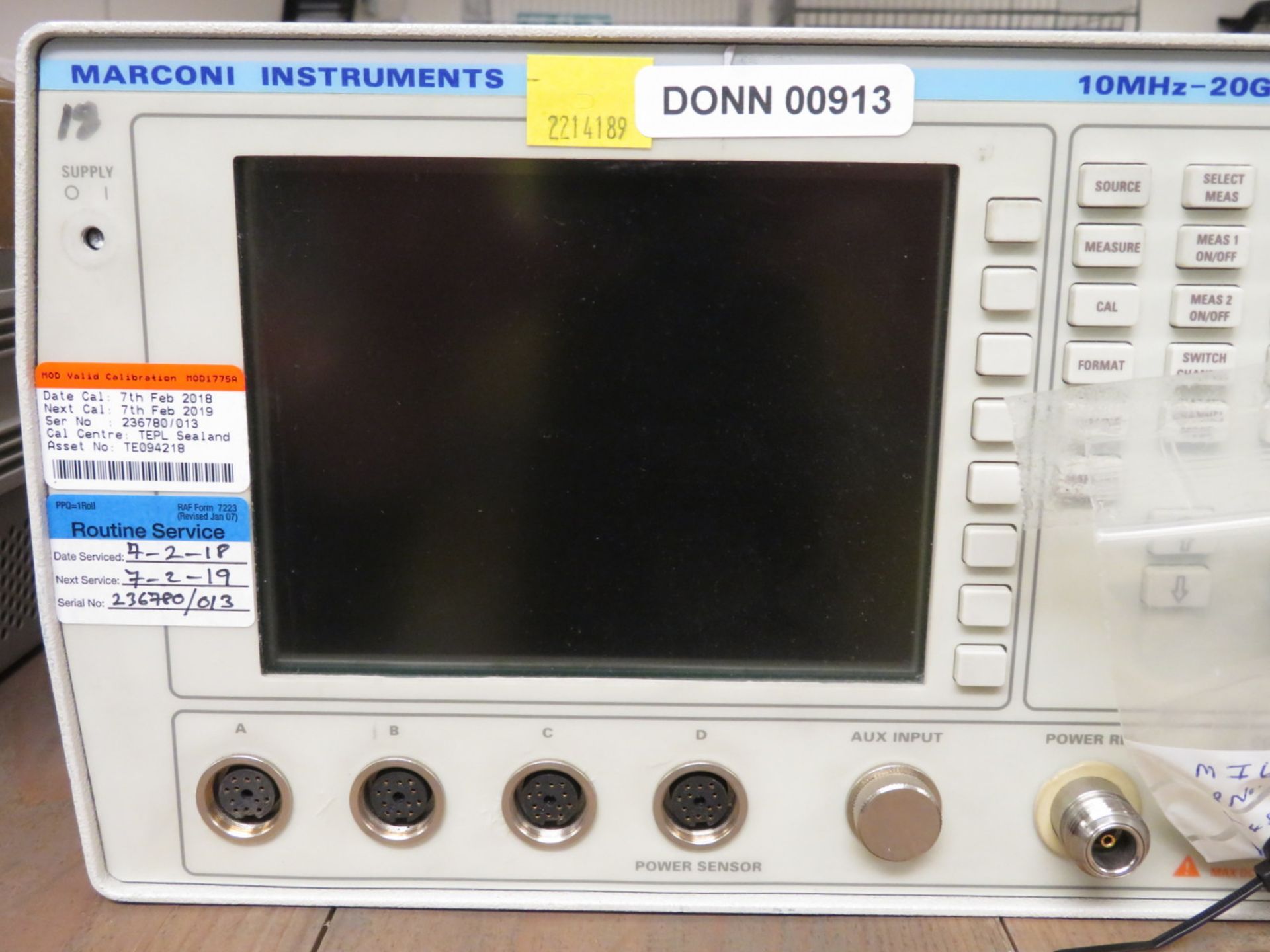 Marconi 6200B microwave test set 10MHz - 20GHz - Image 2 of 4