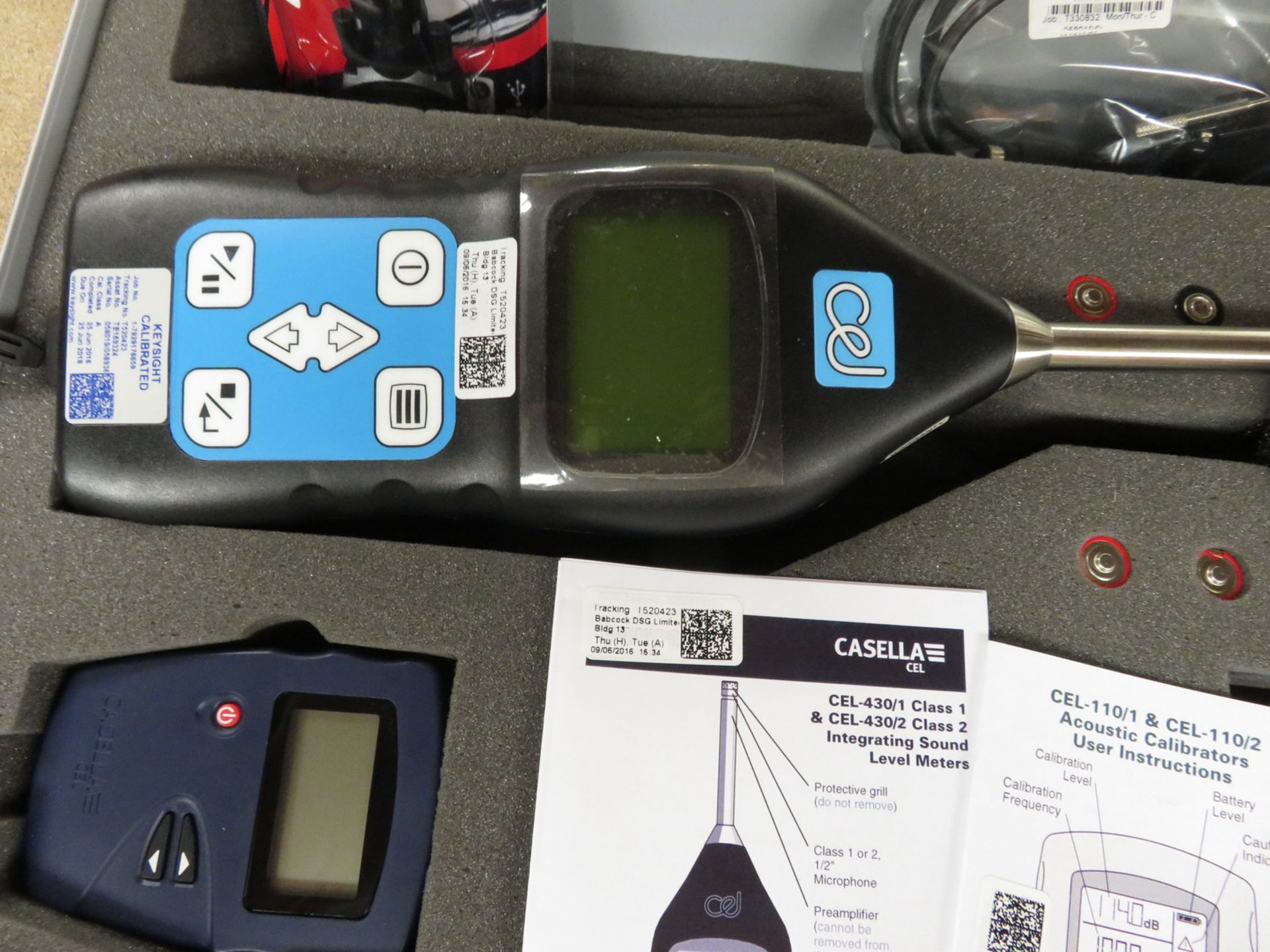 Casella Cel 430/M2 sound level meter & calibrator in case - Image 3 of 6
