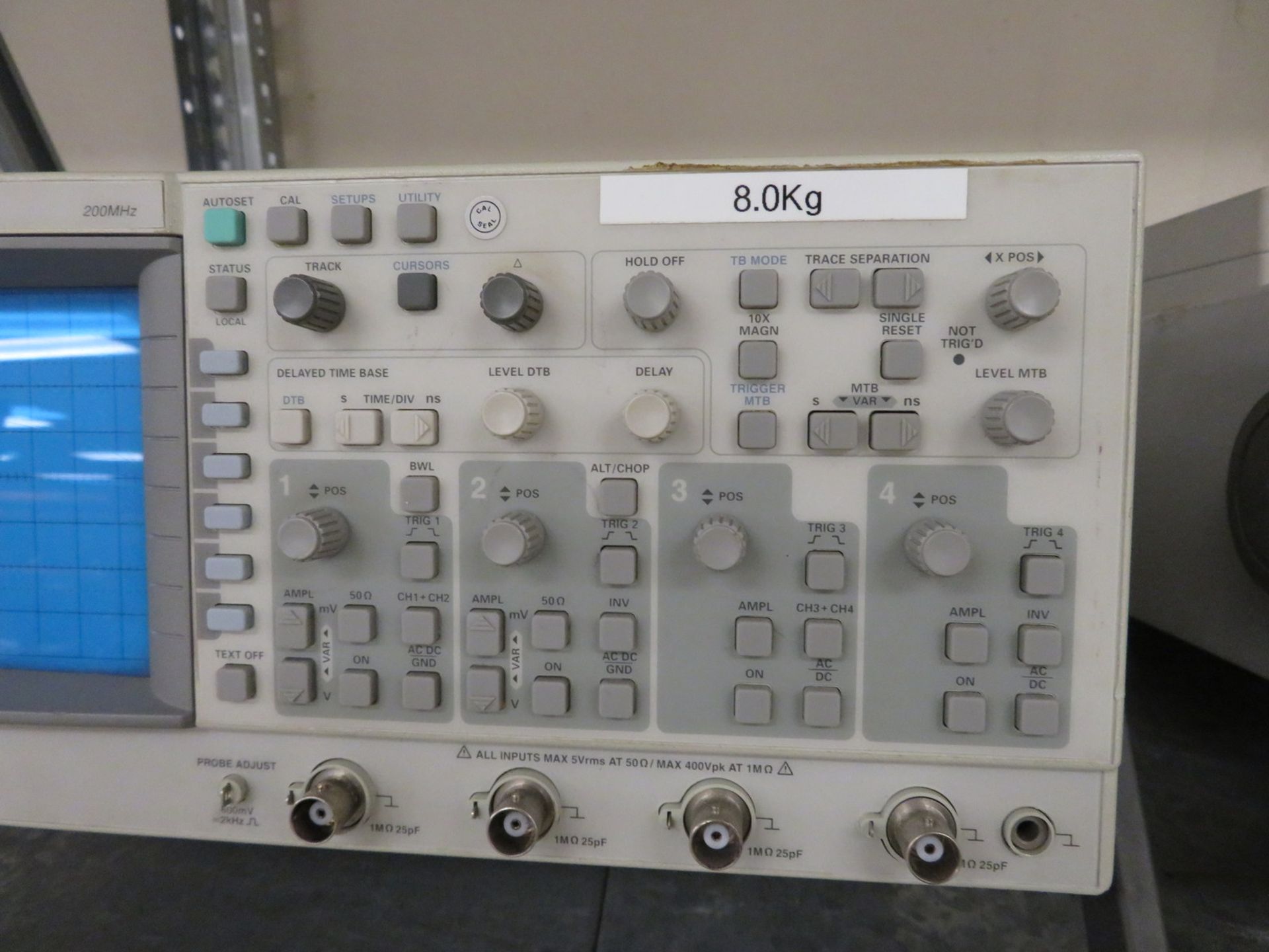 Fluke PM3092 Oscilloscope 200Mhz - Image 3 of 4