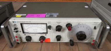 Hewlett Packard 334A distortion analyzer