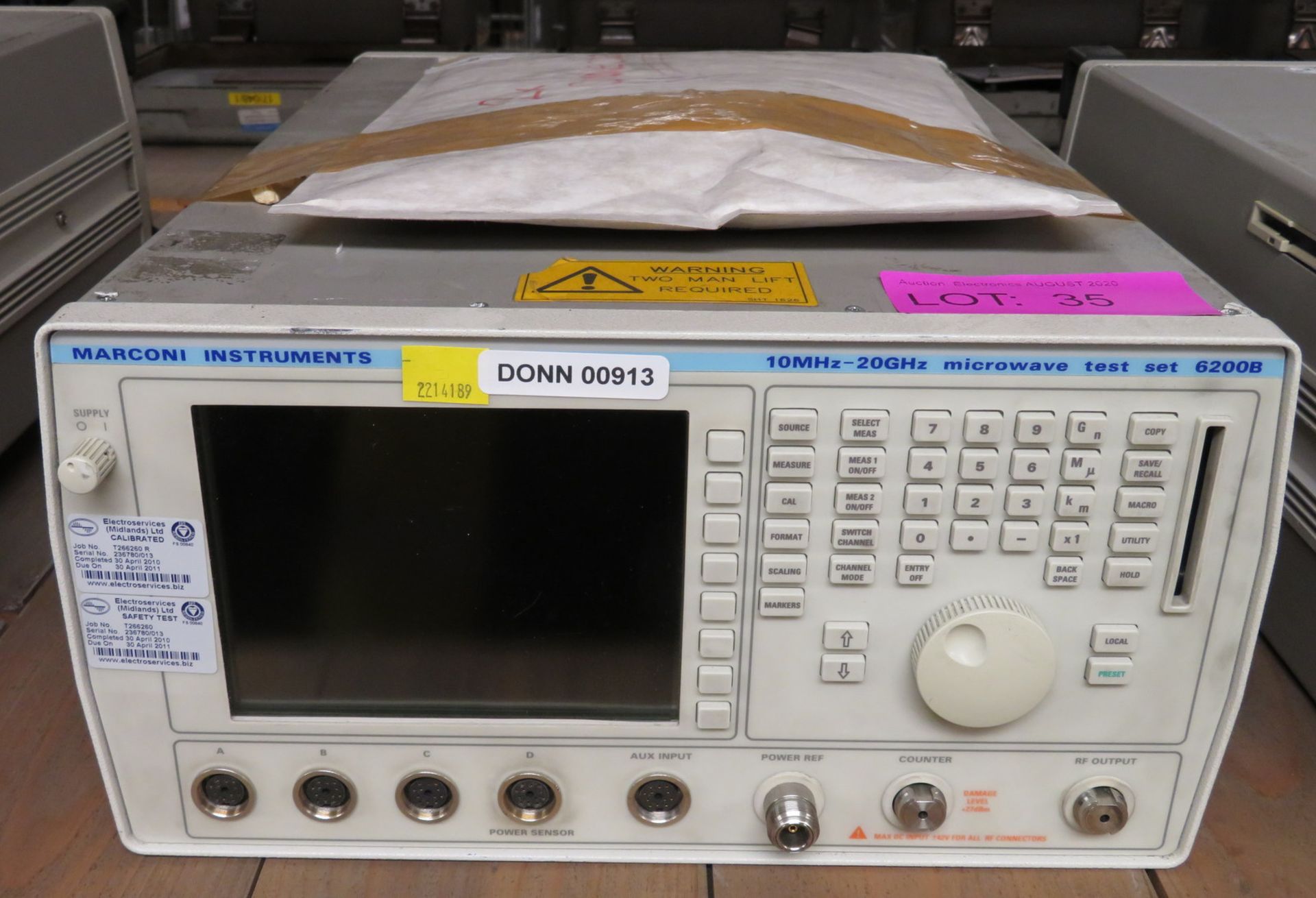 Marconi 6200B microwave test set 10MHz - 20GHz