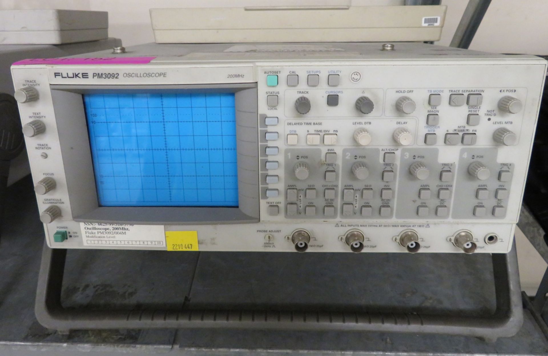 Fluke PM3092 Oscilloscope 200Mhz