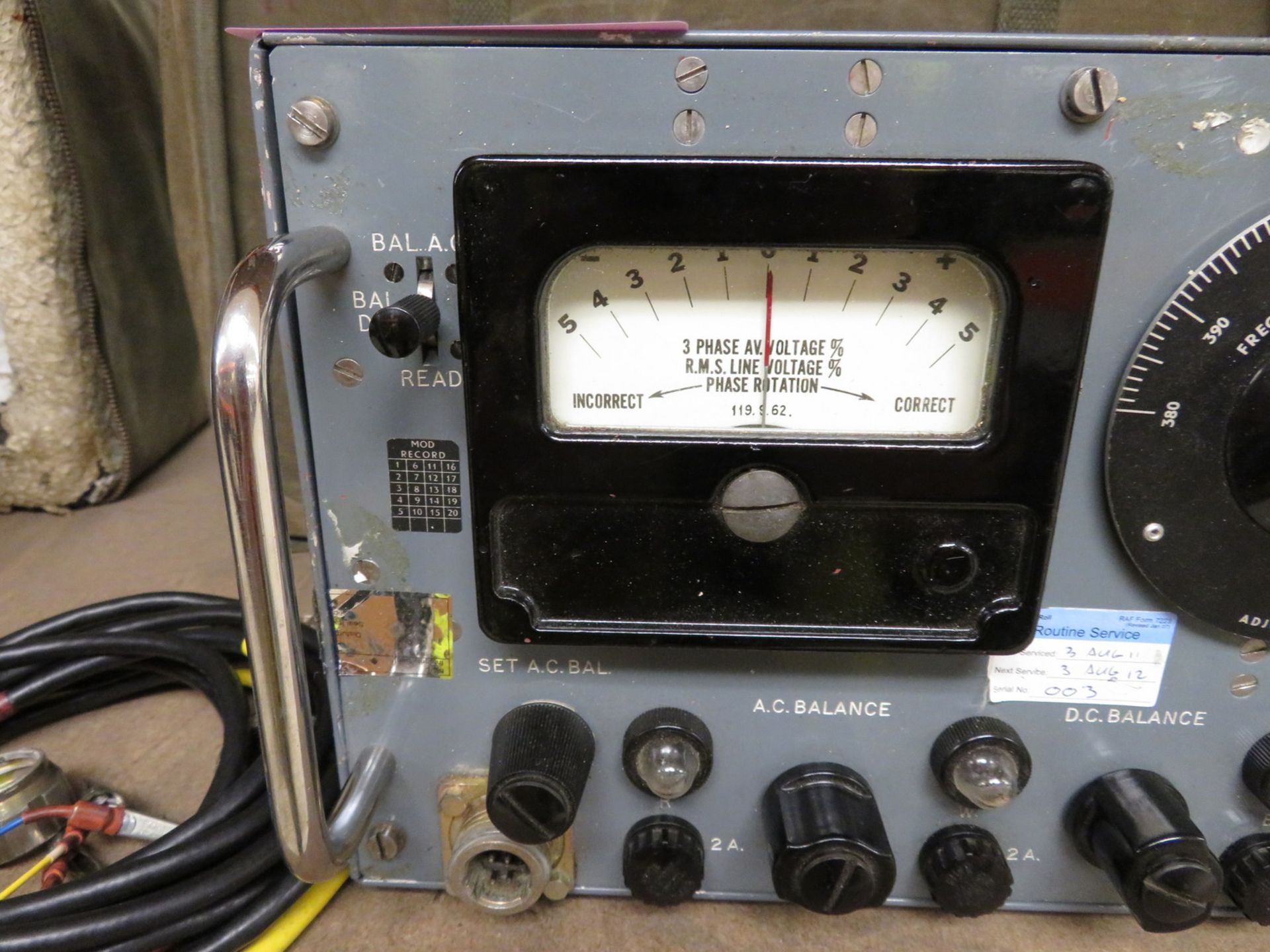 Phase sequence indicator 5QP/3198 with carry case - Image 2 of 4