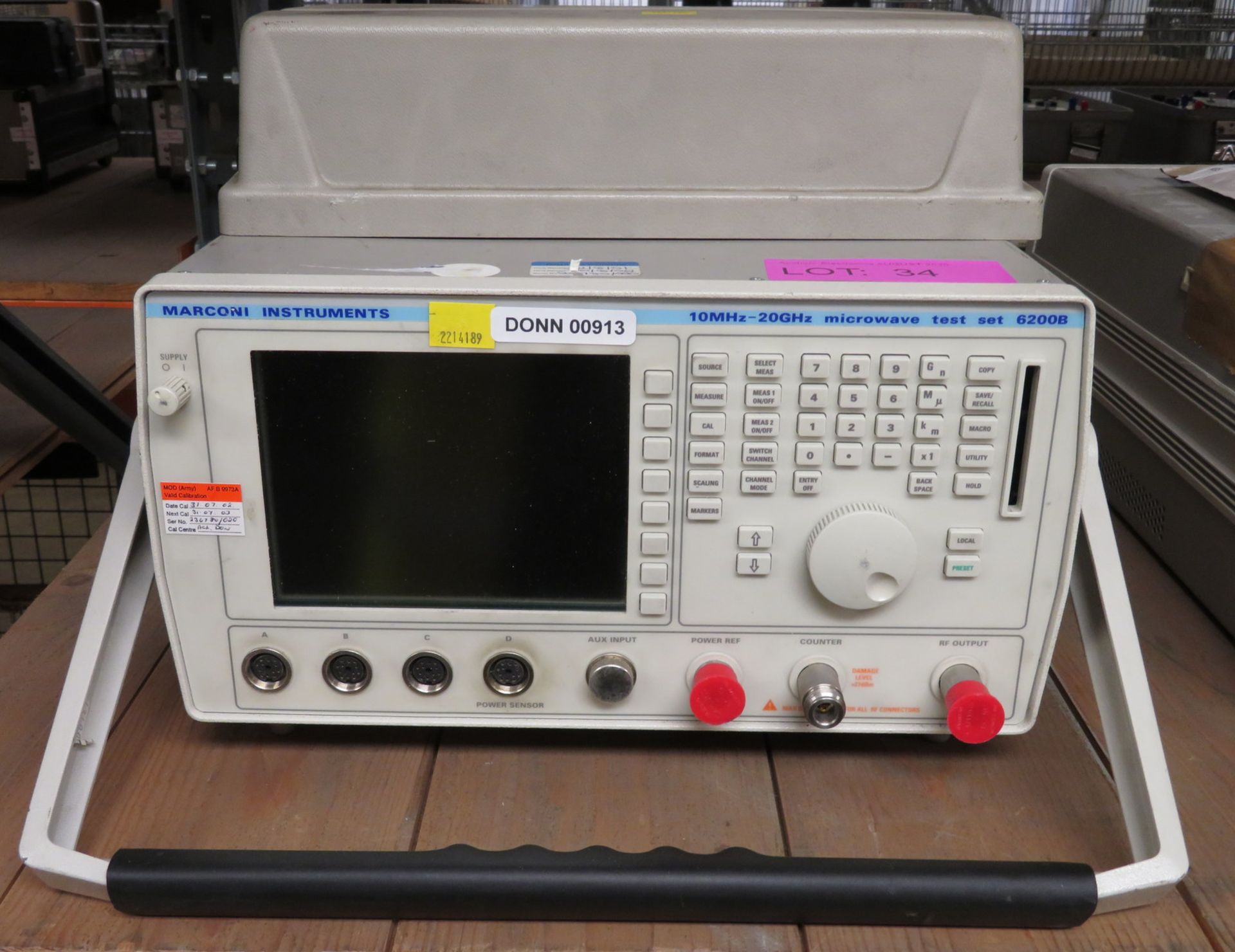 Marconi 6200B microwave test set 10MHz - 20GHz