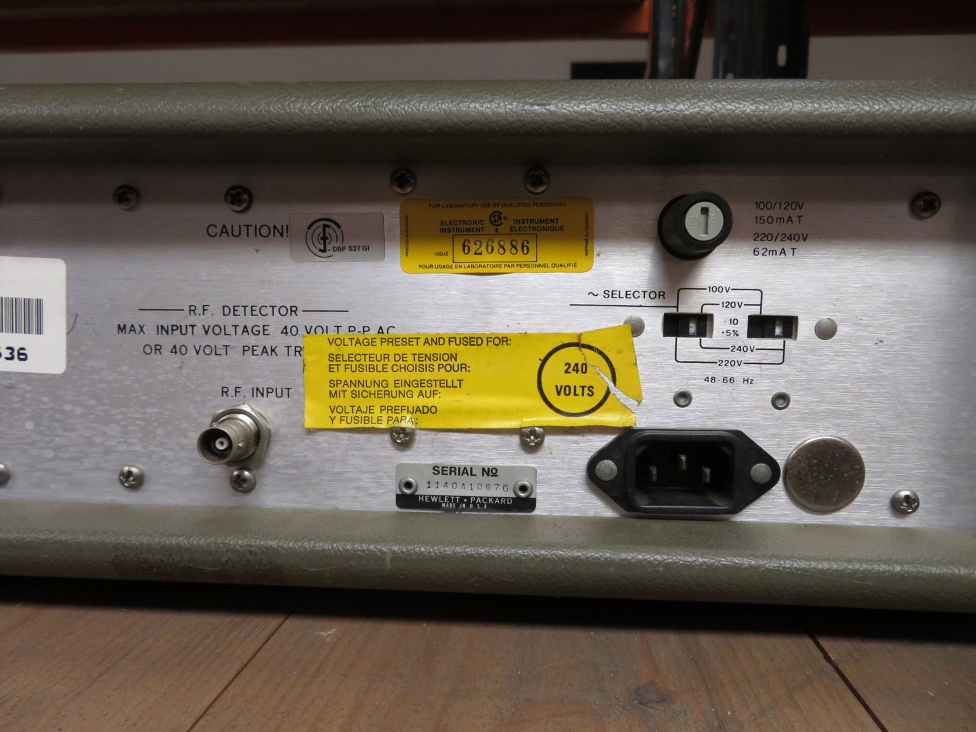 Hewlett Packard 334A distortion analyzer - Image 4 of 4